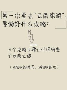 第一次旅游怎么做攻略-