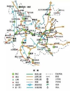 中国旅游攻略图-