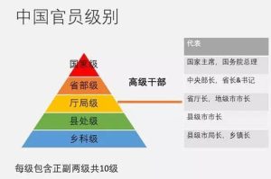 政府官员级别排序-