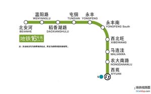 12号线地铁站点线路图-