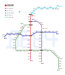 长春地铁线路图-