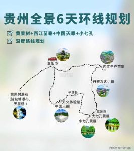 攻略贵州旅游路线-