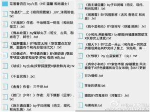 好看的原耽小说推荐榜he-