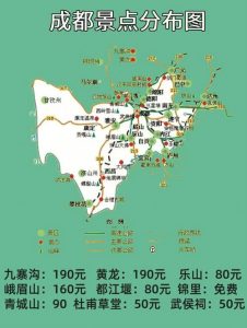 四川旅游攻略路线最佳路线地图-