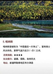 八月最适合旅游的城市-