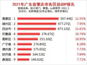 肇庆gdp-