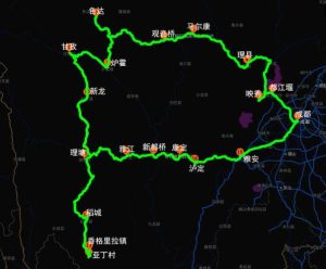 西安出发四川自驾游最佳路线-