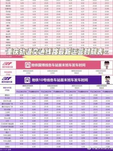 重庆1号线_重庆1号线运营时间-