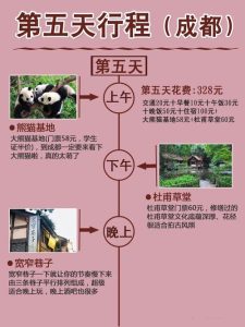 成都旅游自由行攻略七日游-