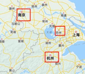 南京上海苏杭地图-