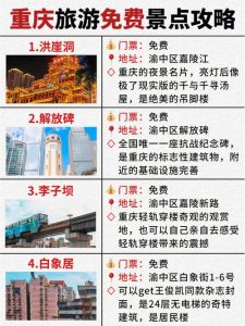 重庆旅游攻略5天自由行费用-