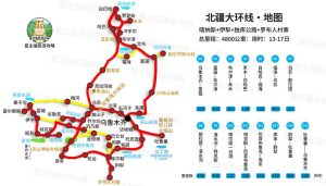 新疆最佳旅游线路图-