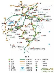 全国旅游景点路线图-