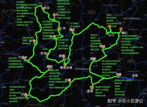 贵州自驾游最佳路线图-