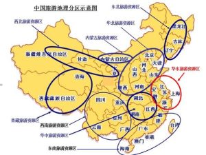 中国旅游路线图-