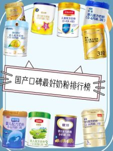 国产奶粉排行榜-