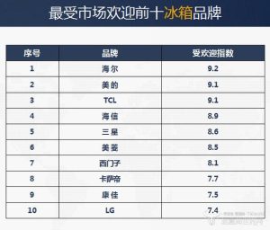 冰柜排行榜-