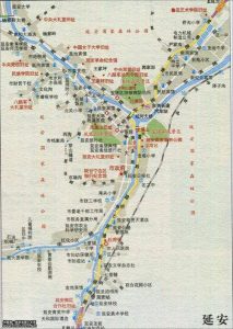 延安旅游地图高清版大图-