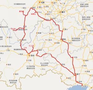 云贵川自驾旅游最佳线路地图-