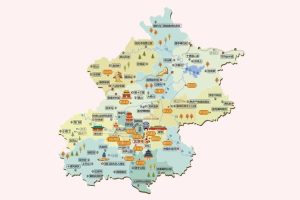 北京市景点分布高清图-